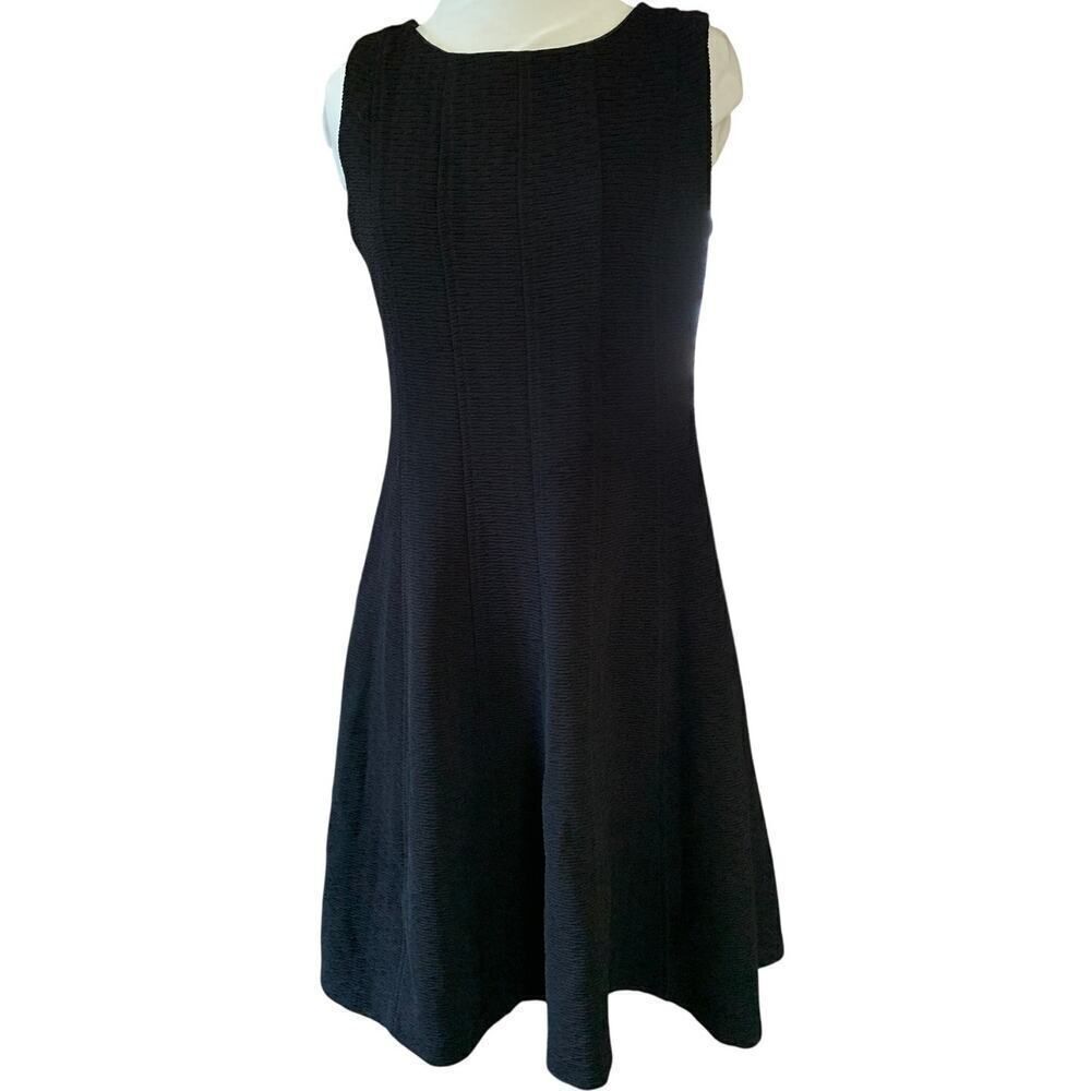 Just... Taylor Fit & Flare Sleeveless Little Black Dress Size 4